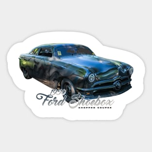 1950 Ford Shoebox Chopped Coupe Sticker